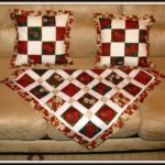 vánoční souprava i s ubrusem polštář 11