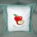 Polštářek Adam a Eva