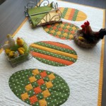 Velikonoční patchworkový ubrus