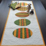 Velikonoční patchworkový ubrus