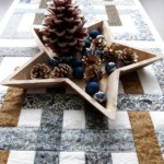 Vánoční patchworkový ubrus