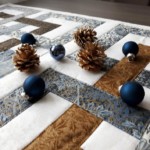 Vánoční patchworkový ubrus